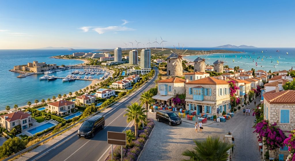 Cesme & Alacati VIP Transfer Private VIP transfer service from Izmir Airport to Cesme luxury beach resorts and Alacati